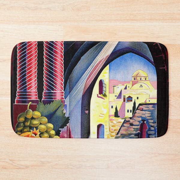 Item preview, Vintage Travel Poster Visit Palestine Poster designed and sold by peggywall.