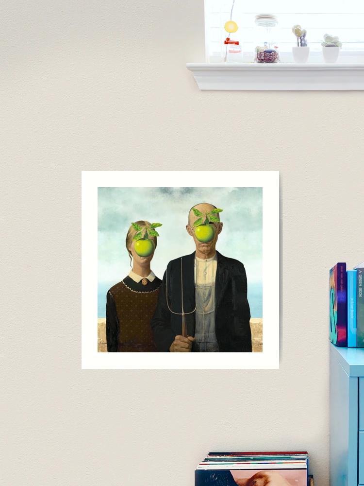 René Magritte Son of Man Parody Gothic Son