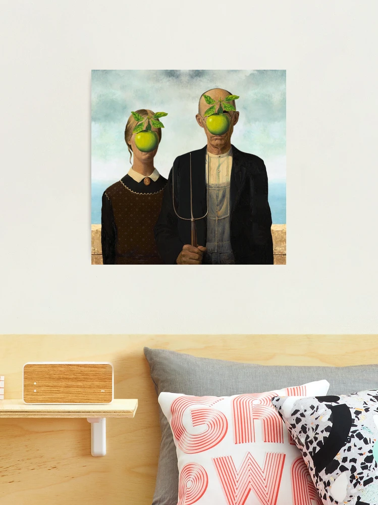 René Magritte Son of Man Parody Gothic Son