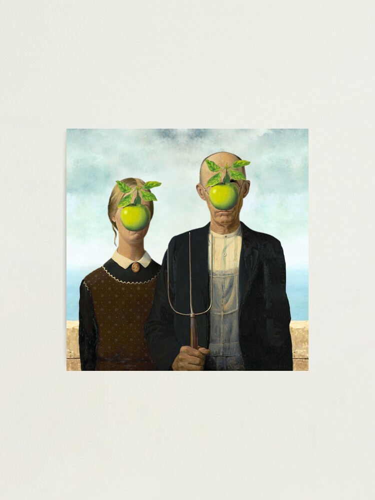 René Magritte Son of Man Parody Gothic Son