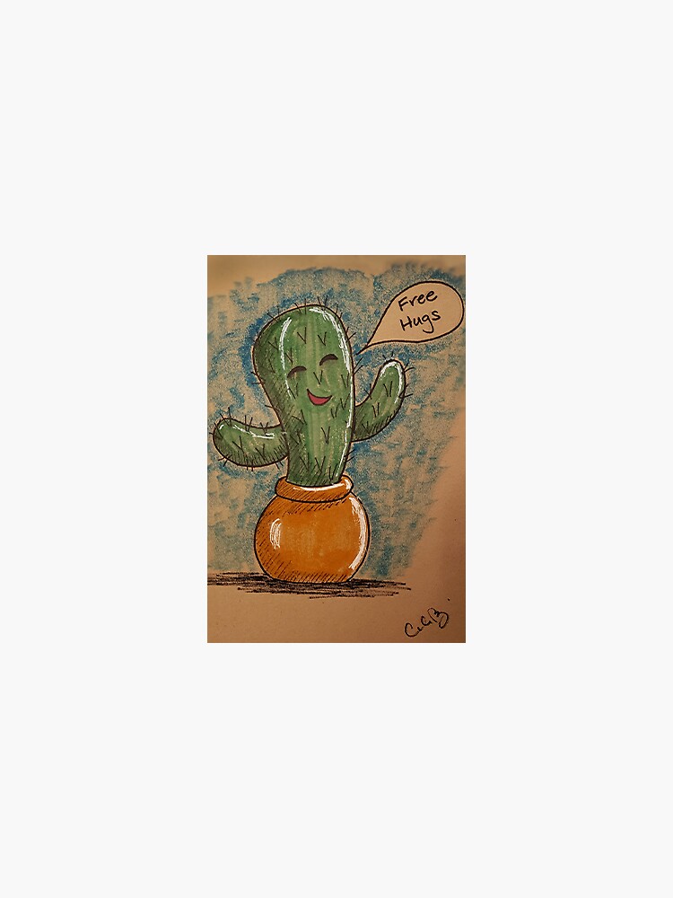 Thumbnail 3 of 3, Sticker, Free Hugs designed and sold by celinabarajas.