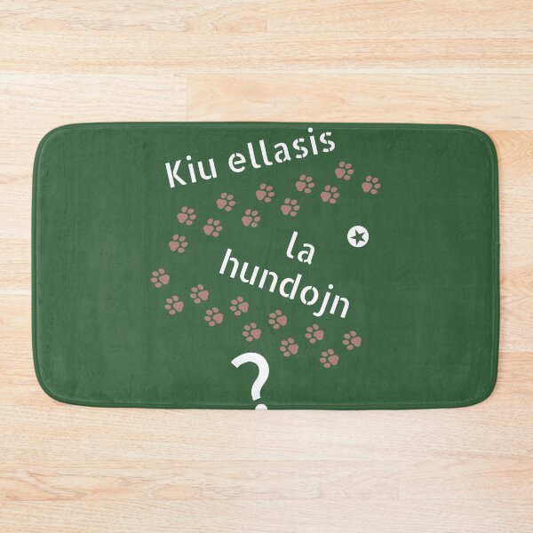 Item preview, Kiu ellasis la hundojn? designed and sold by Zebastjan Johanzen.