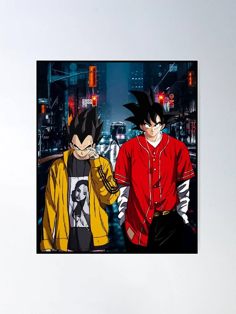 Goku Drip On The Street Poster for Sale by Nodali