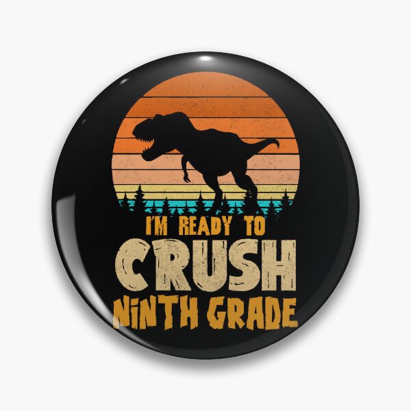 Item preview, I'm Ready To Crush Ninth Grade Dinosaur Back To School Kids designed and sold by designbychow.