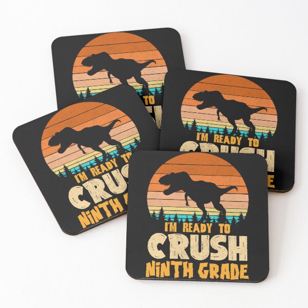 Item preview, I'm Ready To Crush Ninth Grade Dinosaur Back To School Kids designed and sold by designbychow.