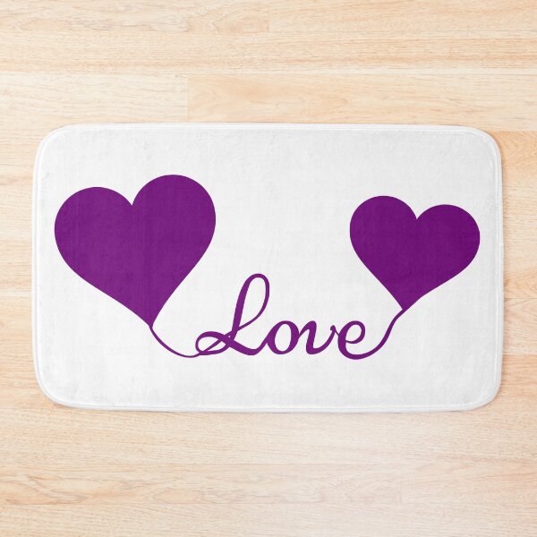 Item preview, Love Connecting Two Hearts - Dark Tones -  Purple designed and sold by ThatIsSomething.