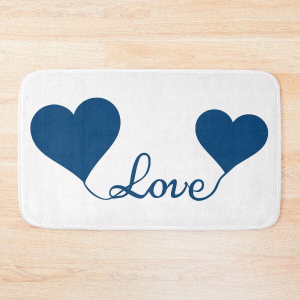 Item preview, Love Connecting Two Hearts - Dark Tones -  Blue designed and sold by ThatIsSomething.