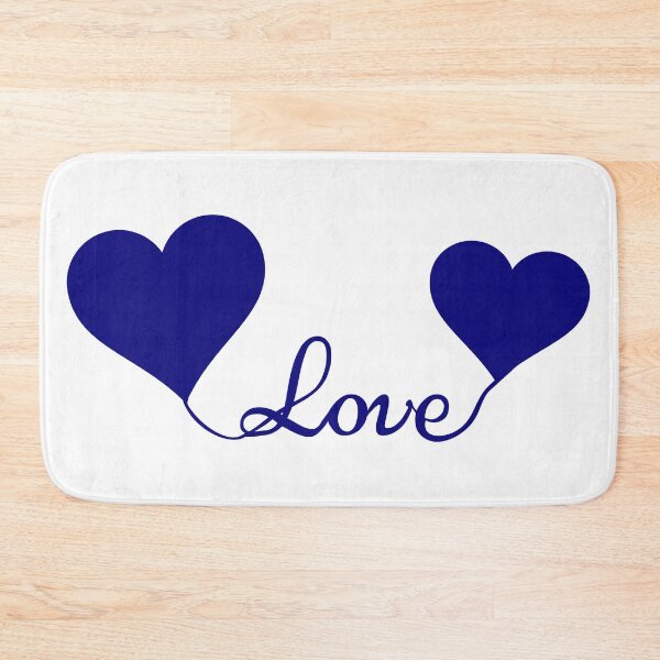 Item preview, Love Connecting Two Hearts - Dark Tones -  Indigo designed and sold by ThatIsSomething.