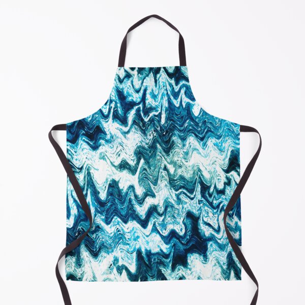 Item preview, Blue, Teal, Navy Blue, and White Waves Texture designed and sold by nimreninmu.