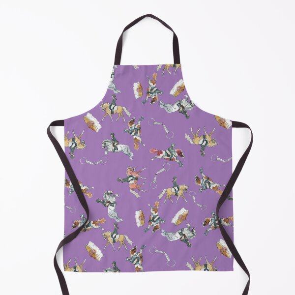 Item preview, Three Day Eventing Ponies in Lilac designed and sold by Lavender Woodman.