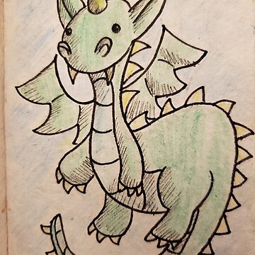 Artwork thumbnail, Unicorn Dragon by Celina Barajas