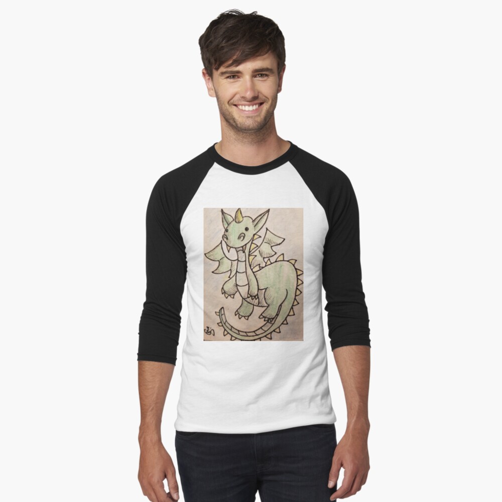 Item preview, Baseball ¾ Sleeve T-Shirt designed and sold by celinabarajas.