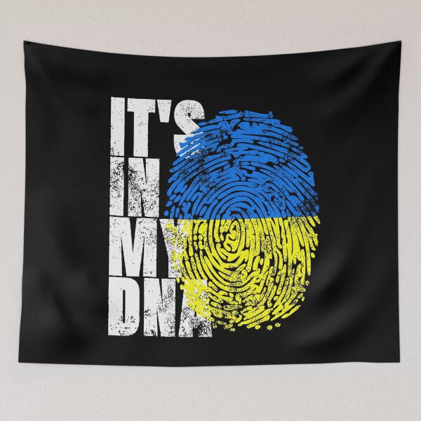 Item preview, It's In My DNA Ukrainian Gifts Vyshyvanka Kozak Ukraine Flag T-Shirt designed and sold by LorenzoBarra.