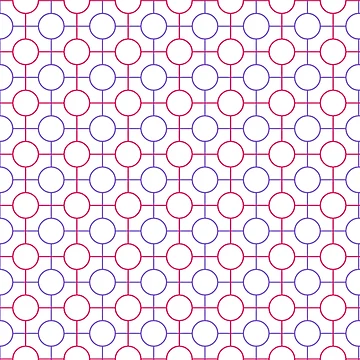 Artwork thumbnail, Abstract Simple Clean Geometric Pattern by CattlettArt