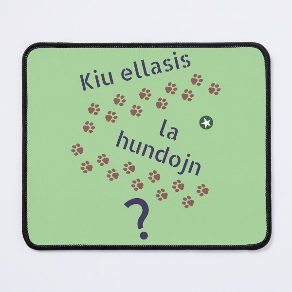 Item preview, Kiu ellasis la hundojn? (Hela) designed and sold by Zebastjan Johanzen.
