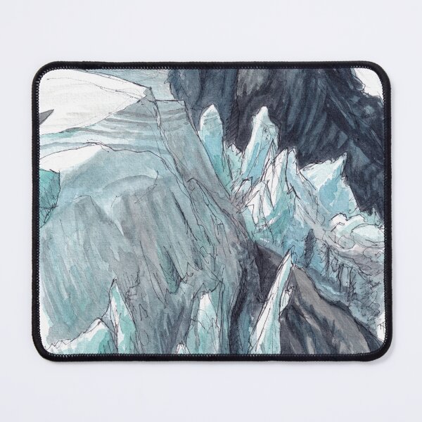 Item preview, Sefton Biv - Tewaewae Glacier Watercolour designed and sold by Tom Napper Design.