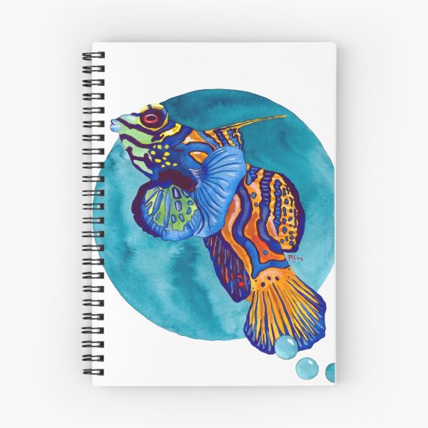 Item preview, Mandarin Fish With Bubbles designed and sold by Terri Kelleher.