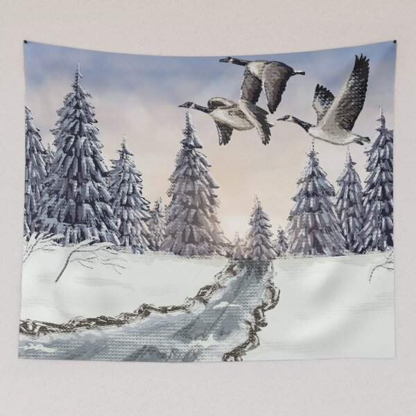 Item preview, Winter Geese designed and sold by astrobiologist.