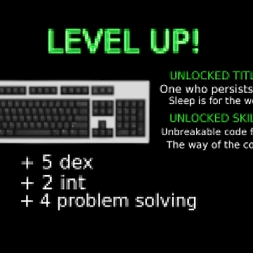 Artwork thumbnail, Developer LEVEL UP! by findingNull