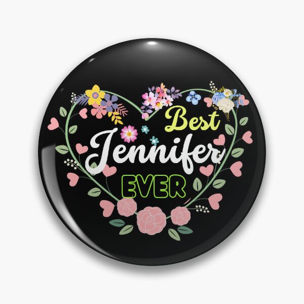 Item preview, Best Jennifer Ever - Custom Jennifer Name Gift | Floral Name Calligraphy Design designed and sold by Delandor.