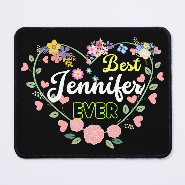 Item preview, Best Jennifer Ever - Custom Jennifer Name Gift | Floral Name Calligraphy Design designed and sold by Delandor.