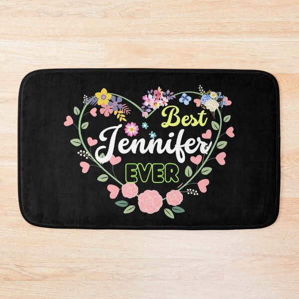 Item preview, Best Jennifer Ever - Custom Jennifer Name Gift | Floral Name Calligraphy Design designed and sold by Delandor.