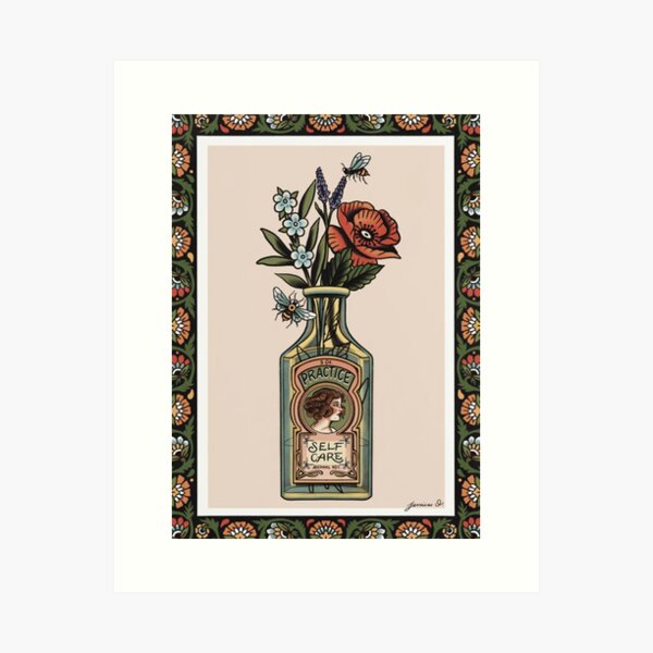 Practice Self Care Art Print