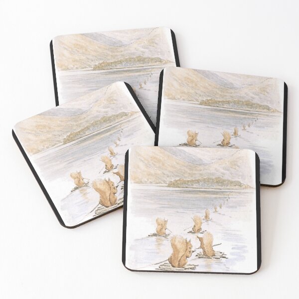 Item preview, Beatrix Potter. Squirel Nutkin. The squirrels set sail on their rafts for Owl Island. Classic . designed and sold by naturealvar.