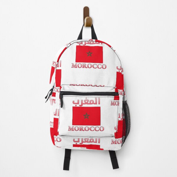 Item preview, Morocco Flag المغرب Arabic & English WordArt Cool designed and sold by Amazing Arts Designs.