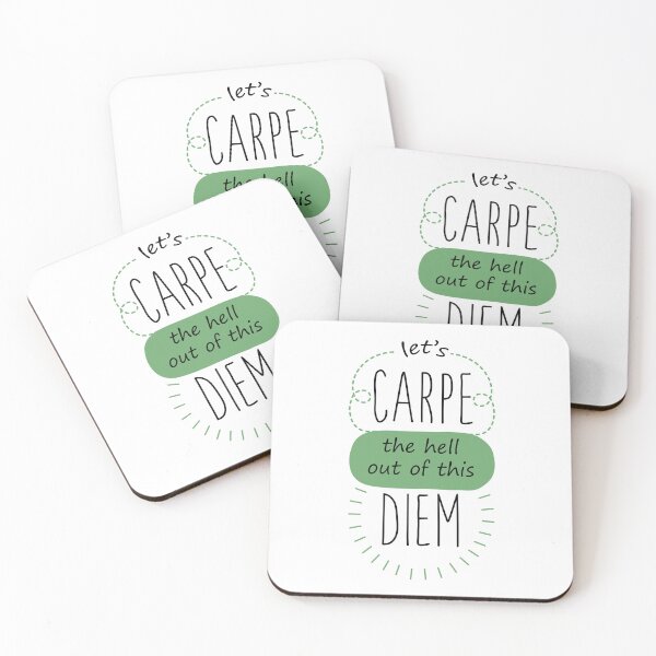 Item preview, Let's carpe the hell out of this diem designed and sold by CamilaDavison.