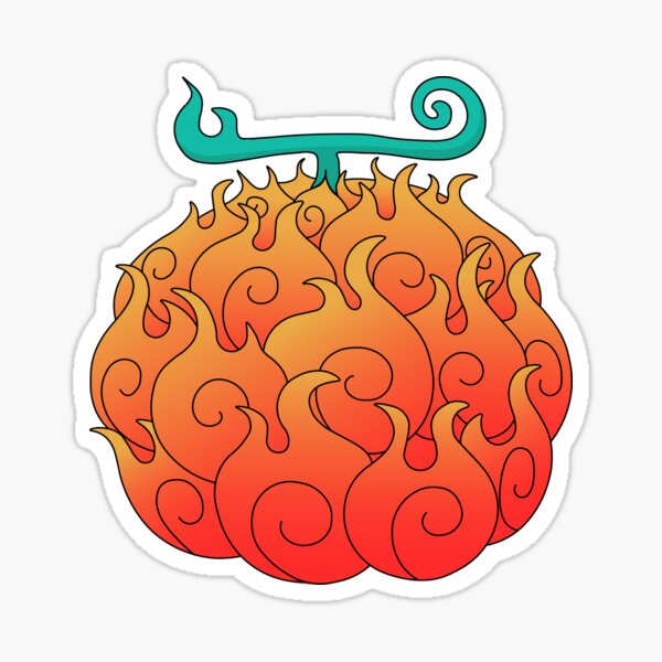 Flame Flame Fruit - Mera Mera No Mi - Sticker