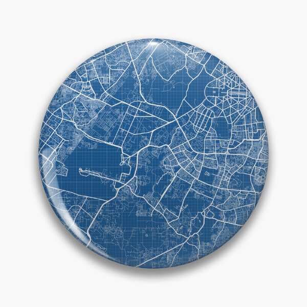 Item preview, New Delhi City Map of India - Blueprint designed and sold by deMAP.