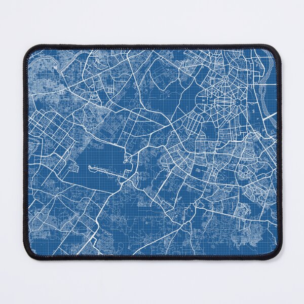 Item preview, New Delhi City Map of India - Blueprint designed and sold by deMAP.