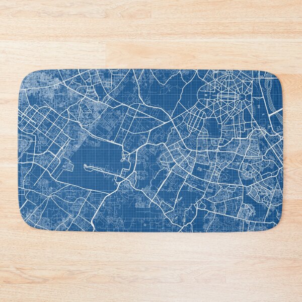Item preview, New Delhi City Map of India - Blueprint designed and sold by deMAP.