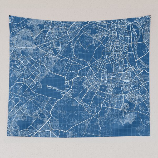 Item preview, New Delhi City Map of India - Blueprint designed and sold by deMAP.