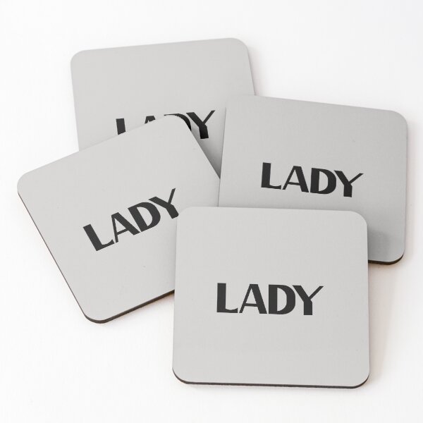 Item preview, Lady - Bold Black Text designed and sold by Chubuter.