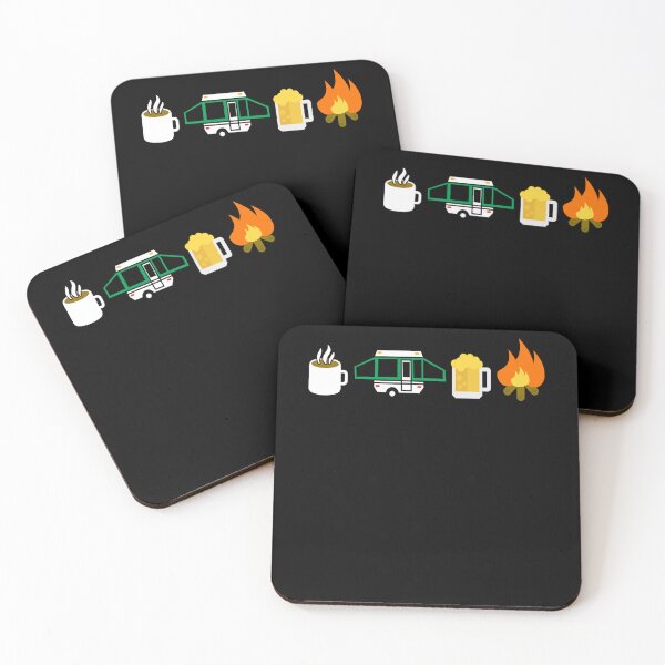 Item preview, Todays Agenda Camping Coffee Pop Up Camper Beer Campfire designed and sold by Alice12Trainorx.