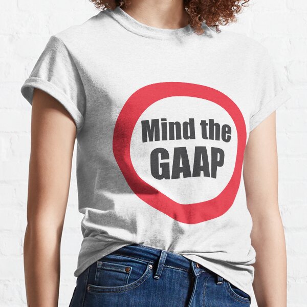 Mind the Gaap funny accounting Sticker Classic T-Shirt