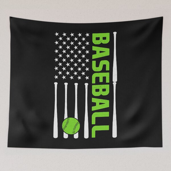 Aperçu de l'œuvre Drapeau de base-ball créée et vendue par DarlRaen.