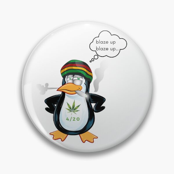 Artikelvorschau, Jamaikanischer Pinguin, der einen Joint raucht. 4/20 entworfen und verkauft von keenikai.