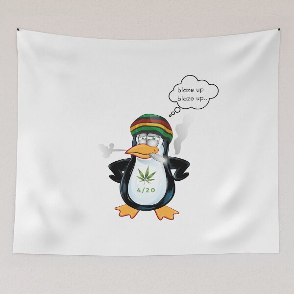 Item preview, Pingüino de Jamaica fumando un porro. 4/20 designed and sold by keenikai.