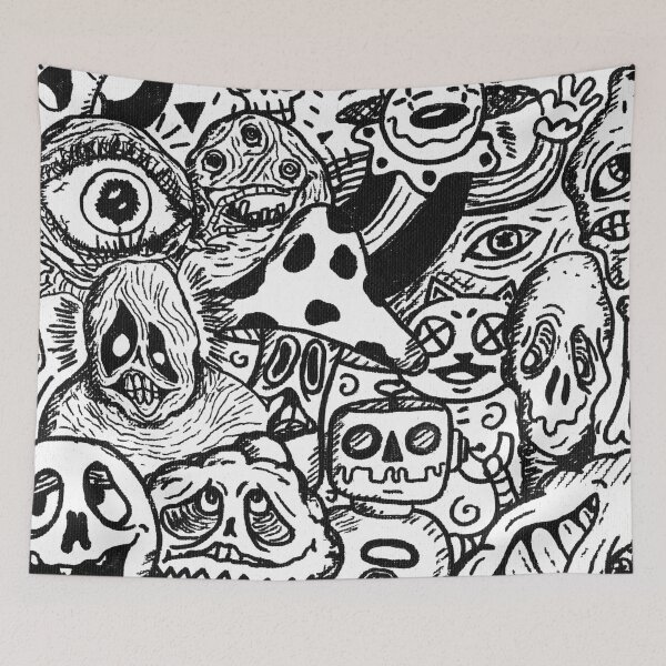 Item preview, Cluster of monsters | Sharpie Art | Original Monsters designed and sold by Hexxyl.