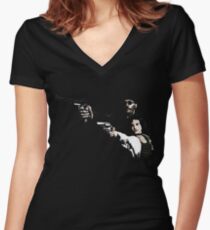 Léon The Professional Women's Fitted V-Neck T-Shirt