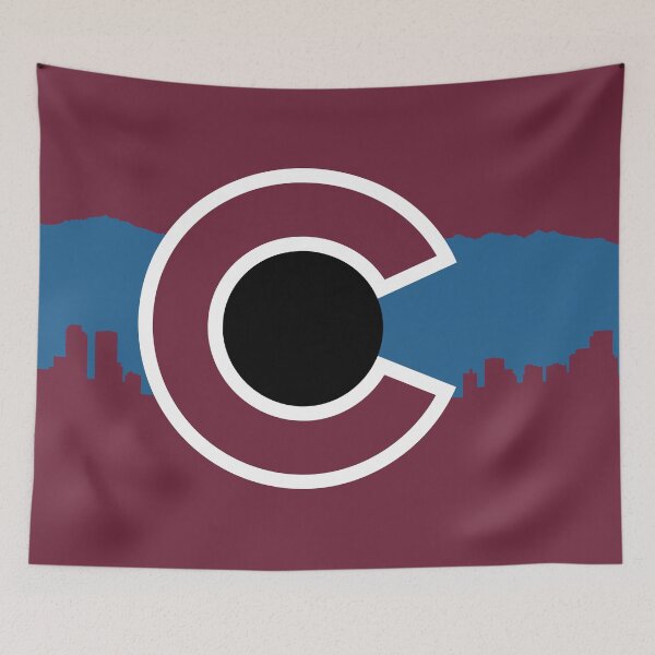 Aperçu de l'œuvre Drapeau de l'État du Colorado - Avalanche 1 créée et vendue par HootMoose.