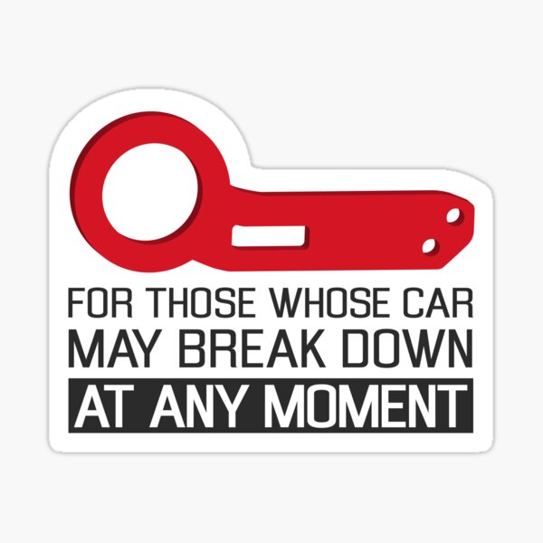 "The Tow Hook" Sticker by ApexFibers Redbubble