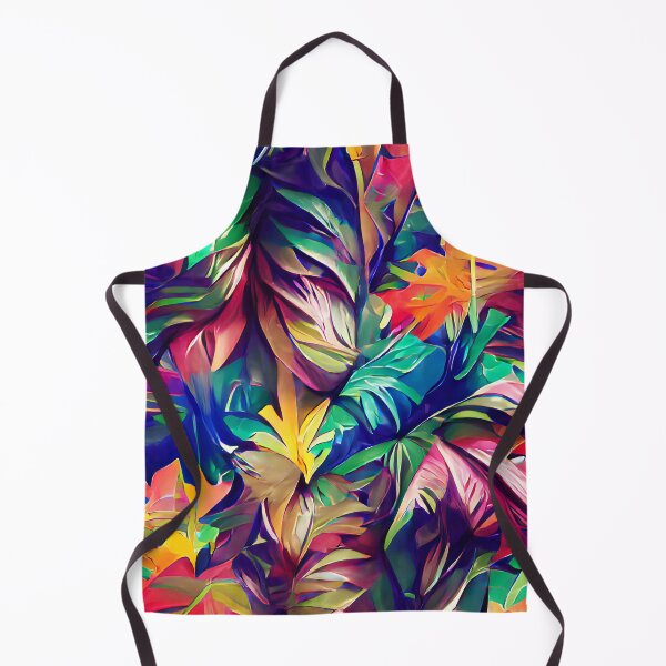Item preview, colorful tropical leaves designed and sold by ururuty.