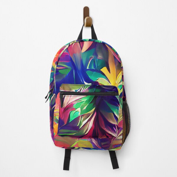 Item preview, colorful tropical leaves designed and sold by ururuty.