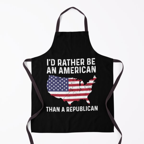 Item preview, I'd rather be an American than a republican designed and sold by MachioCooran.