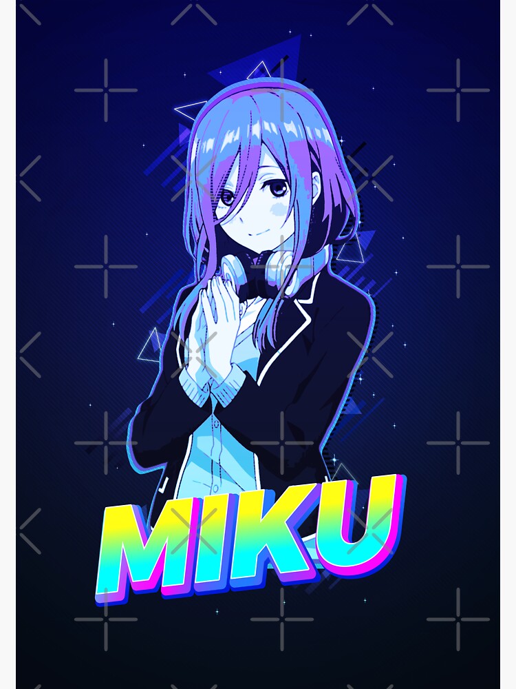 "Miku V3 | The Quintessential Quintuplets" Sticker For Sale By ...