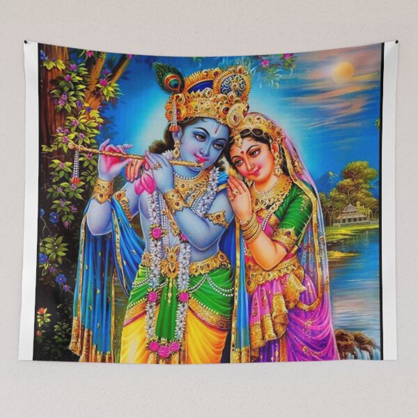 Item preview, Radha Krishna poster designed and sold by felipegrant.
